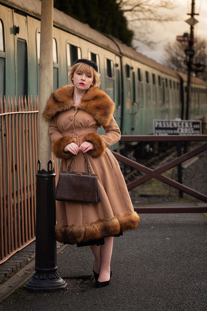 Lady At The Station art print by Colin Dixon for $57.95 CAD