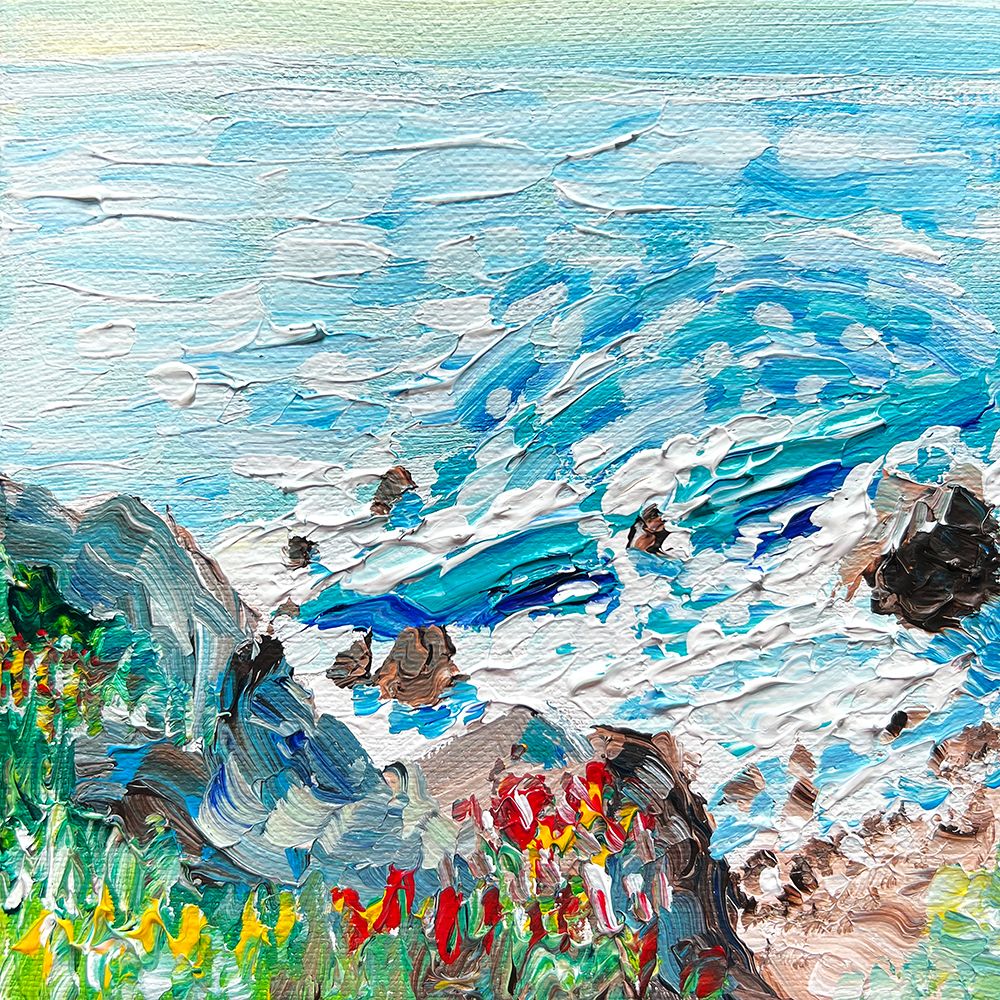 Coastline art print by Key and Sea for $57.95 CAD