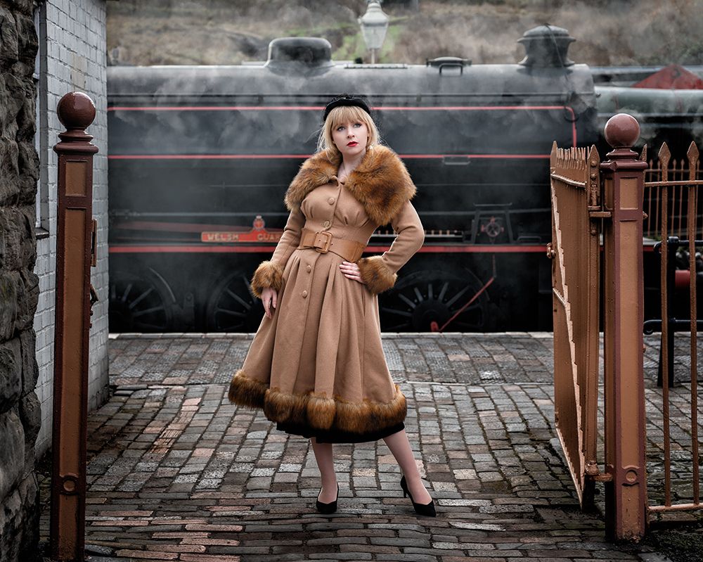 Lady At The Station 1 art print by Colin Dixon for $57.95 CAD