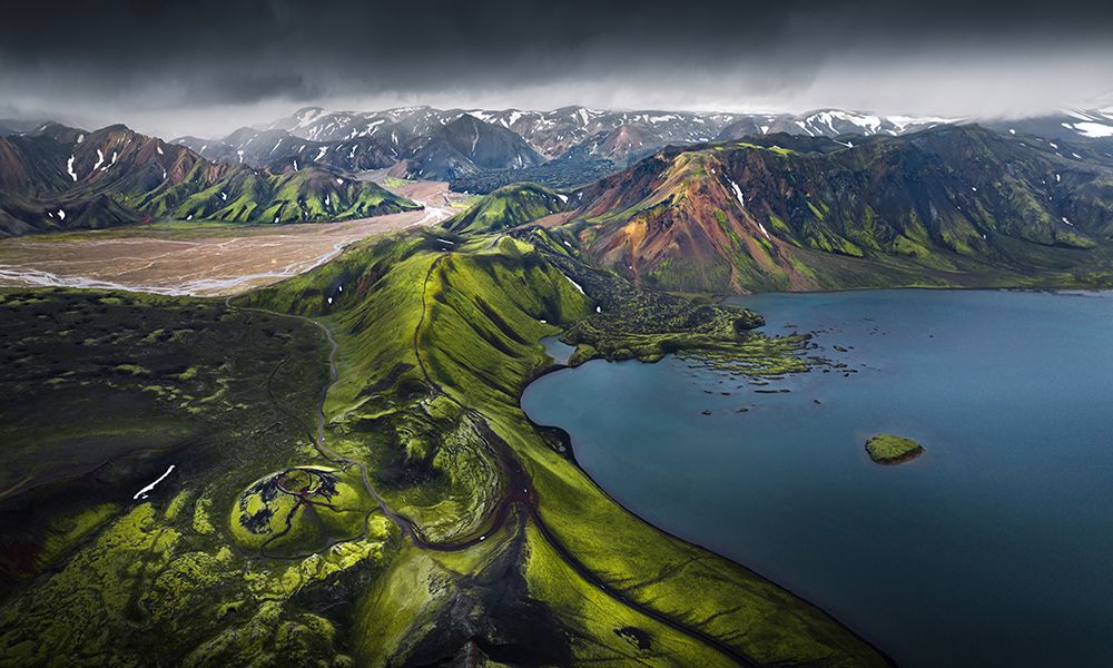Volcanic Mountains art print by Karol Nienartowicz for $57.95 CAD