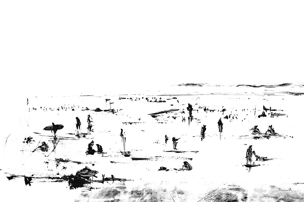 Beach art print by Dan Hobday for $57.95 CAD