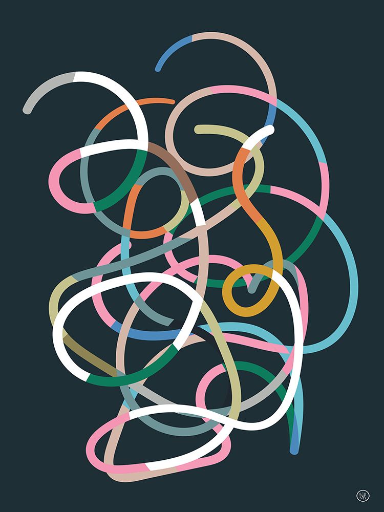 Color Lines art print by Dan Hobday for $57.95 CAD
