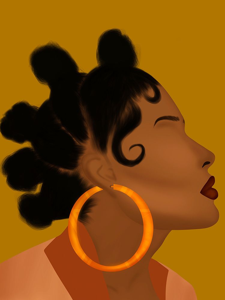 BLACK GIRL art print by Carelle Nguessan for $57.95 CAD