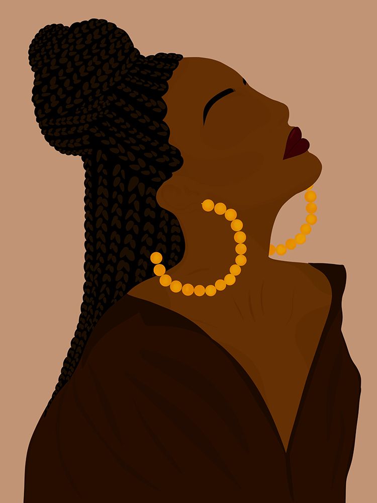 Braids art print by Carelle Nguessan for $57.95 CAD