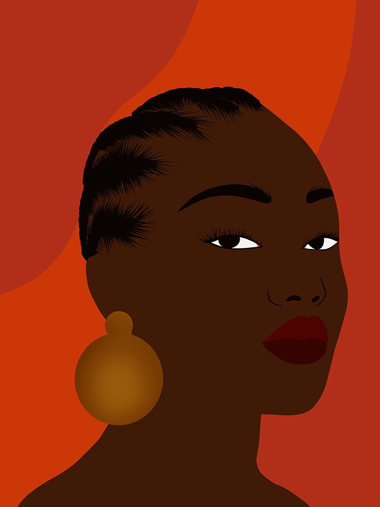 Cornrows art print by Carelle Nguessan for $57.95 CAD