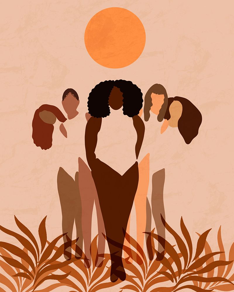 W.O.M.E.N 2 art print by Carelle Nguessan for $57.95 CAD