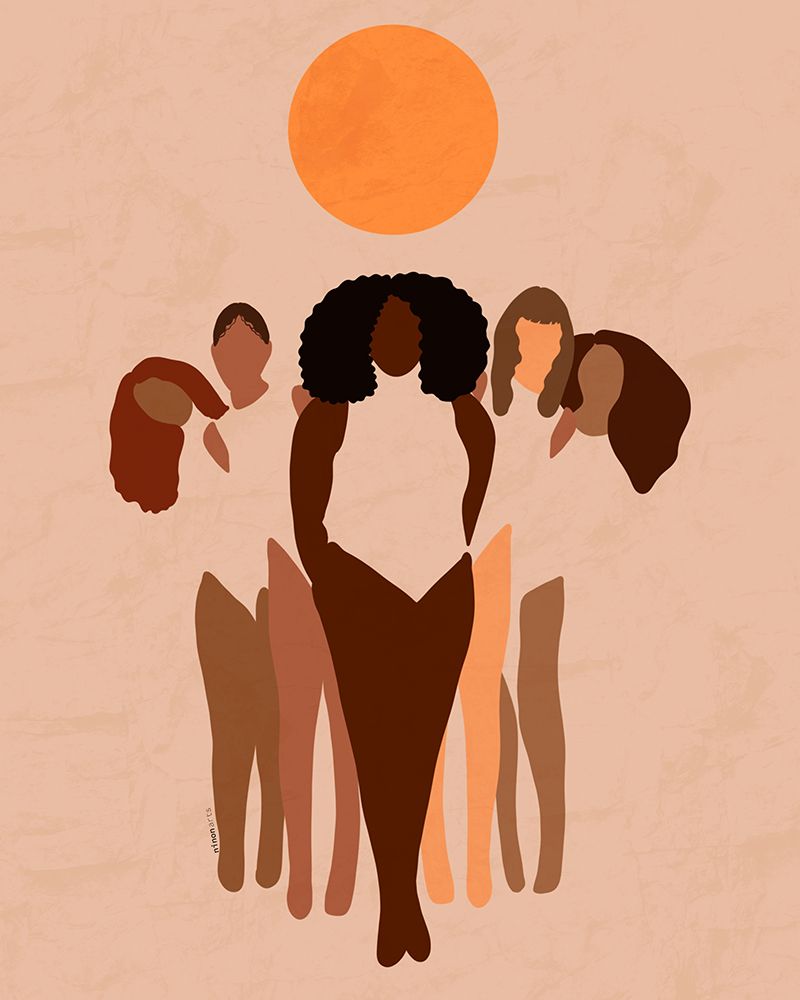 W.O.M.E.N art print by Carelle Nguessan for $57.95 CAD