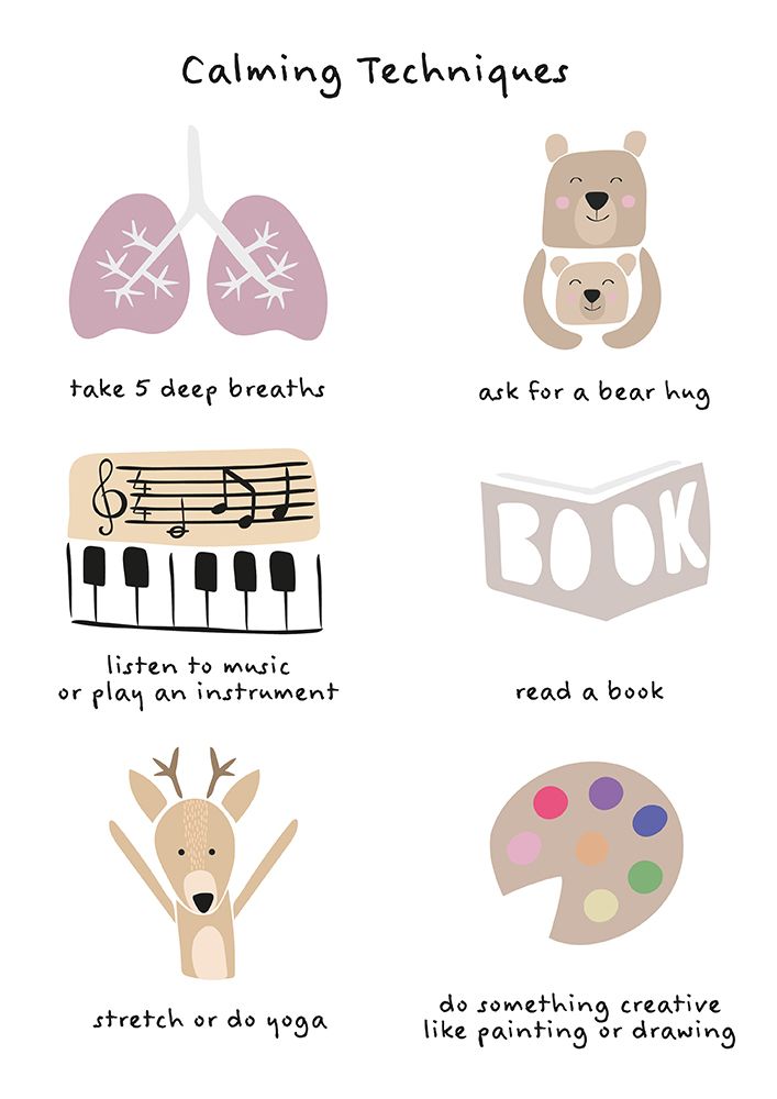 Childrens calming meditation emotions print 2 art print by Sarah Manovski for $57.95 CAD