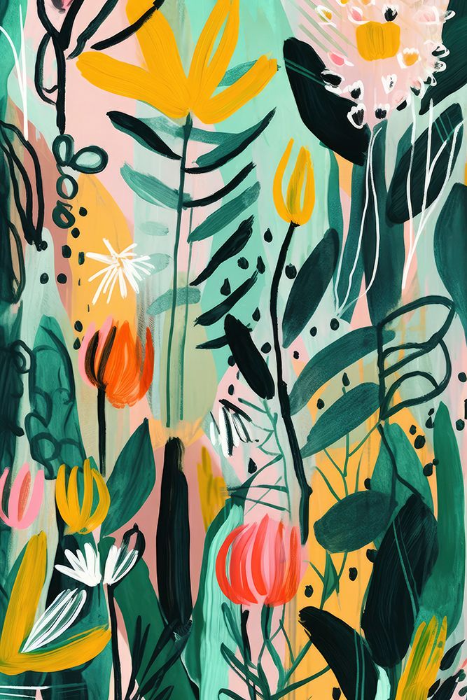 Field Flowers art print by Treechild for $57.95 CAD