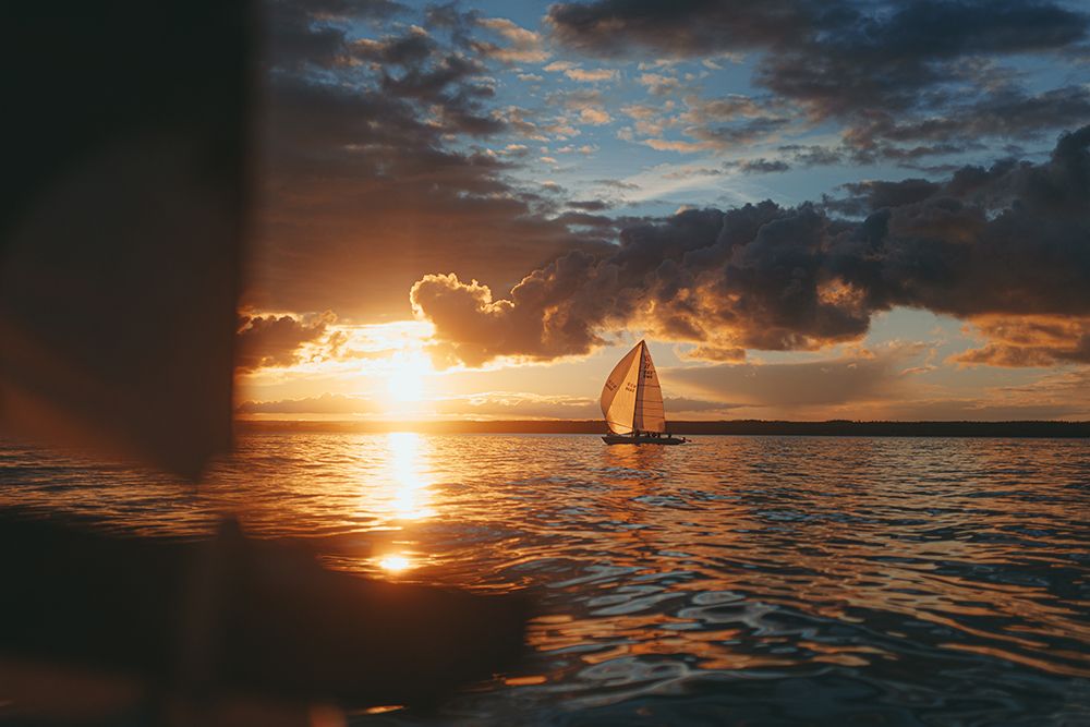 Sunsetsail art print by Jana Julian for $57.95 CAD