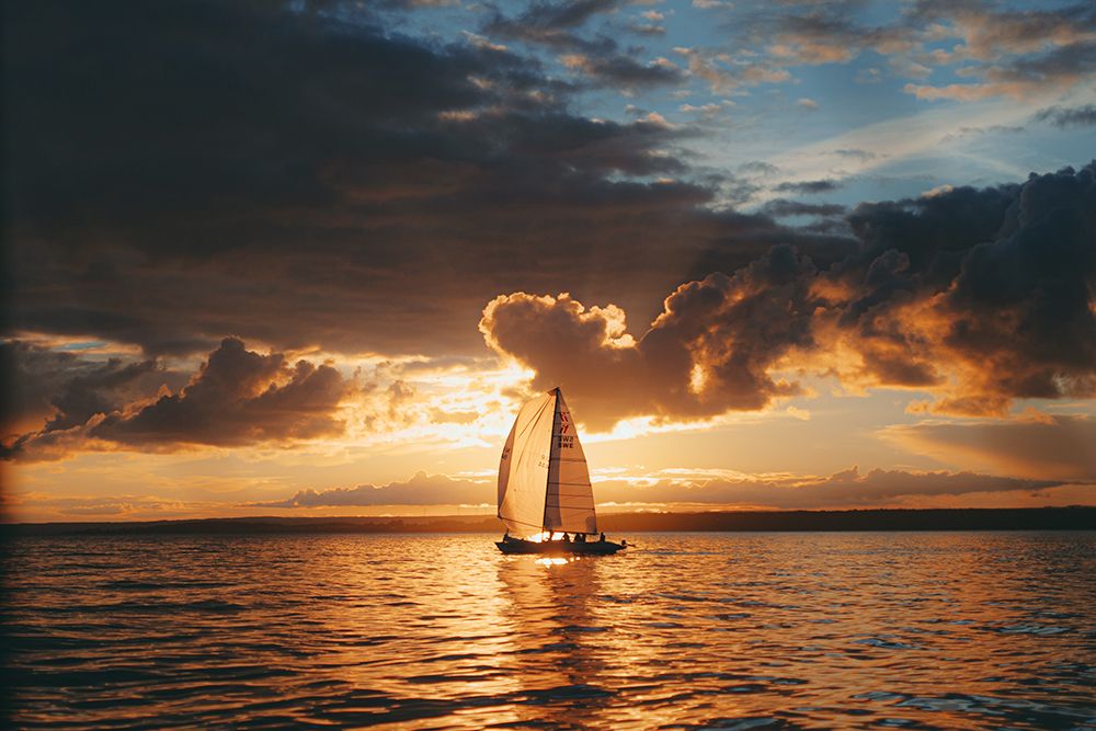 Sunsetsail art print by Jana Julian for $57.95 CAD