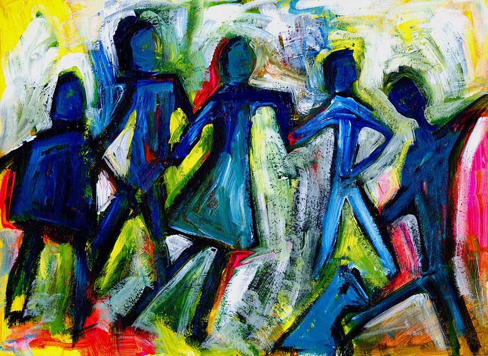 Joyful People art print by Sharyn Bursic for $57.95 CAD