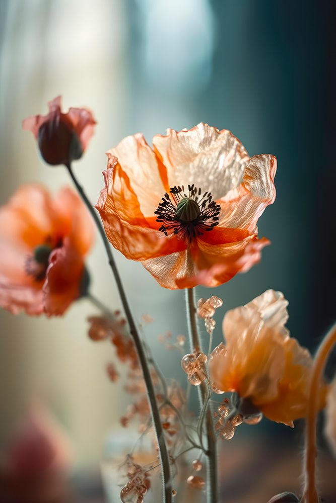 Transparent Poppy art print by Treechild for $57.95 CAD