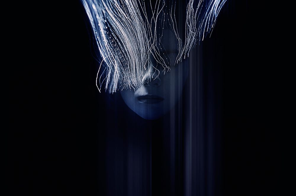 Electric Girl art print by Desislava Ignatova for $57.95 CAD