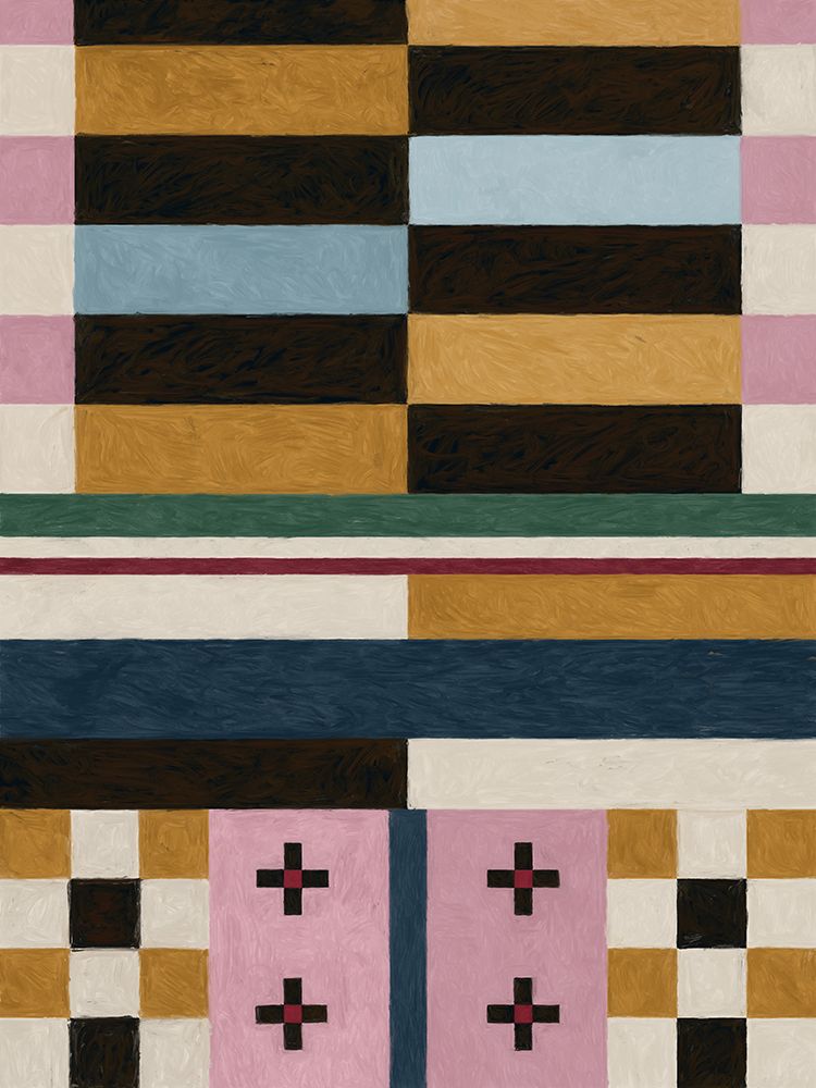 Abstract composition 23 art print by Nktn for $57.95 CAD