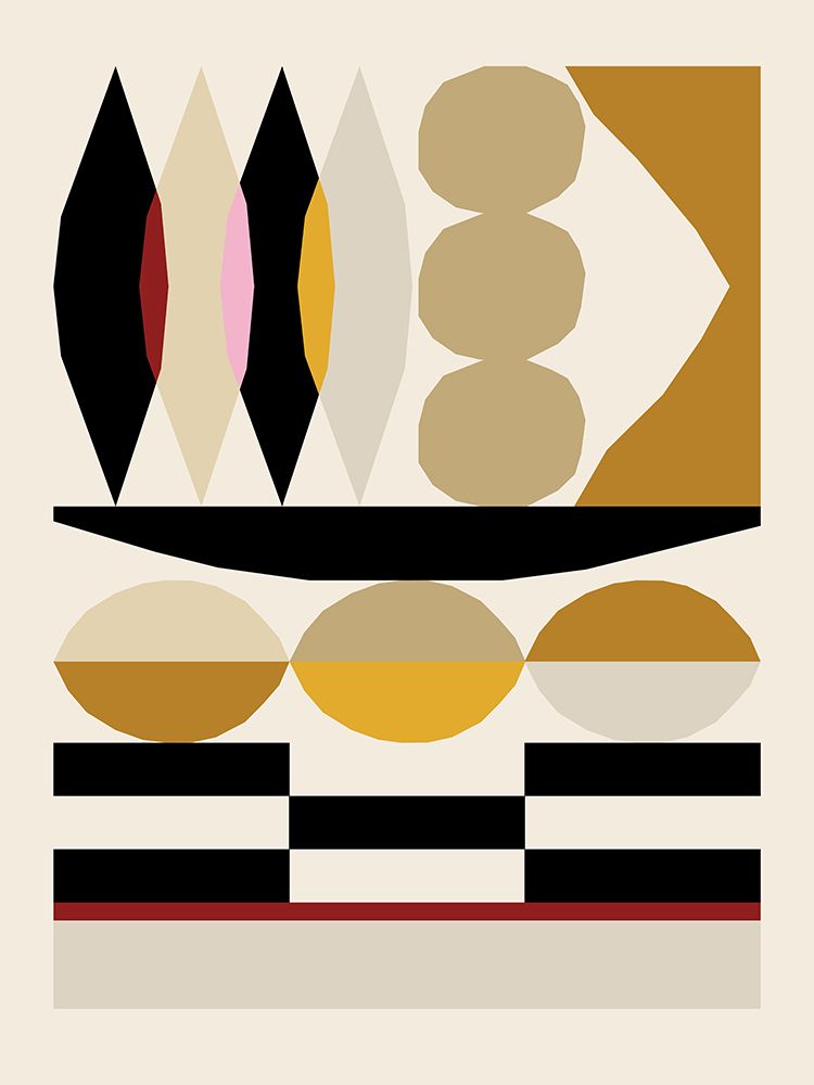 Abstract composition 25 art print by NKTN for $57.95 CAD