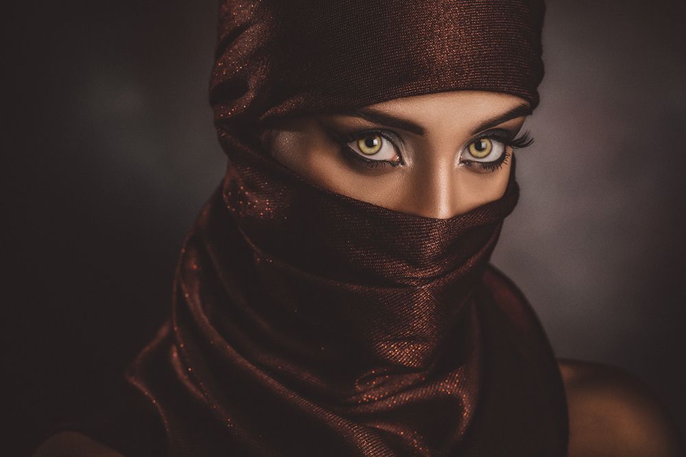 Mysterious Eyes art print by Peppe Tambe for $57.95 CAD