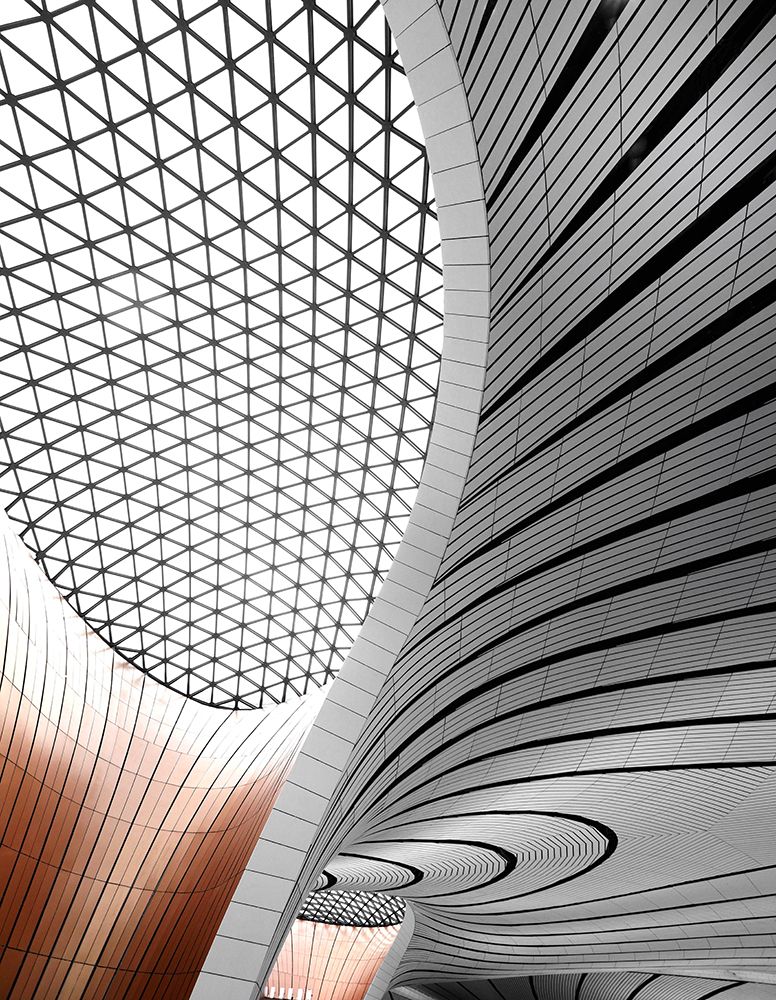 Parabolic Mega Columns art print by Ivan Huang for $57.95 CAD