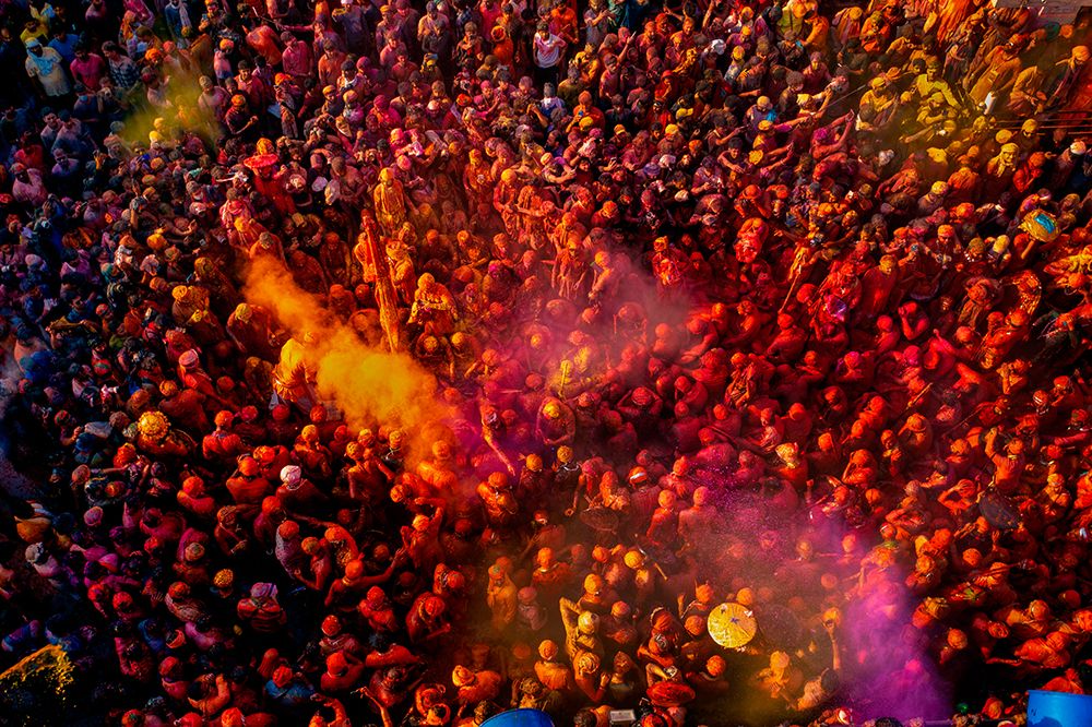 Holi art print by Azim Khan Ronnie for $57.95 CAD
