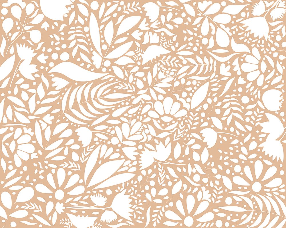 Scandi brown white pattern art print by Sarah Manovski for $57.95 CAD