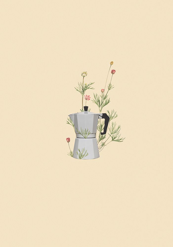 Floral moka express art print by Frida Floral Studio for $57.95 CAD