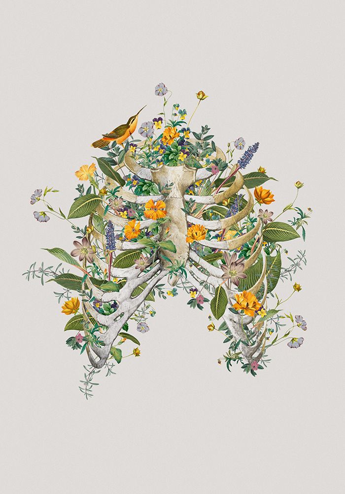 Floral thorax art print by Frida Floral Studio for $57.95 CAD