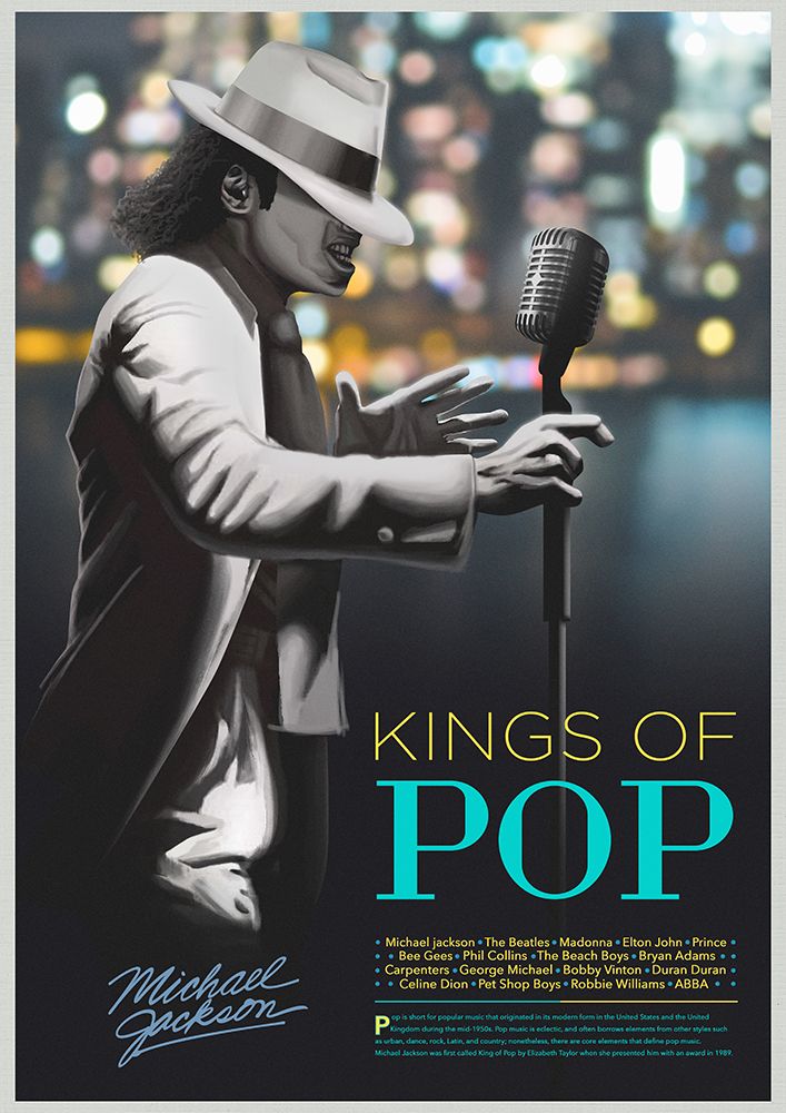 Legend Series-POP Music art print by Fadil Roze for $57.95 CAD