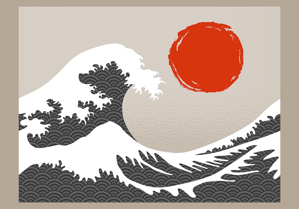 The Grey Wave art print by Fadil Roze for $57.95 CAD