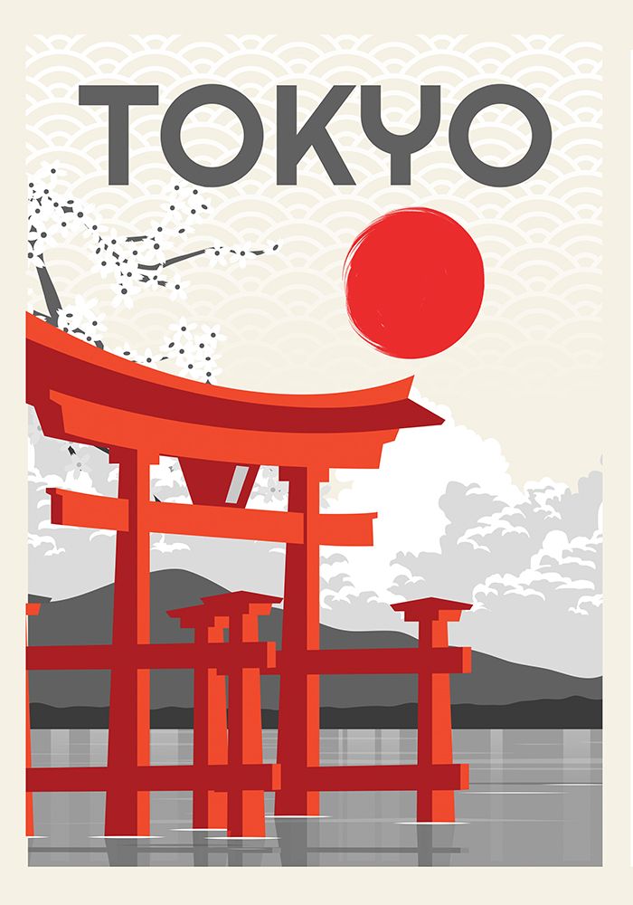 Kyoto Sun art print by Fadil Roze for $57.95 CAD
