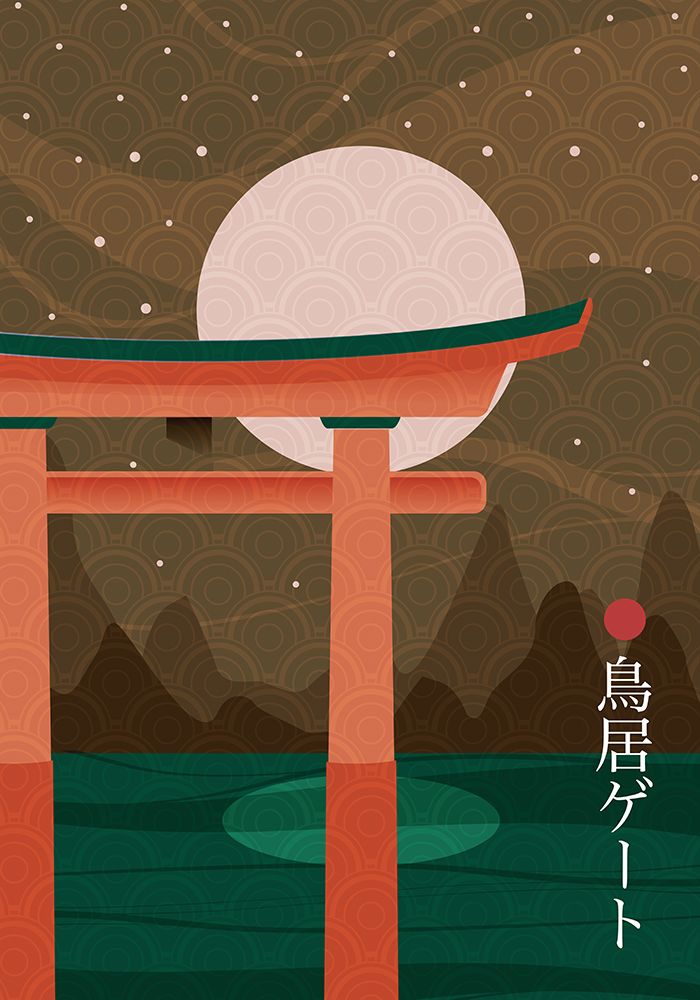 Torii Gate art print by Fadil Roze for $57.95 CAD