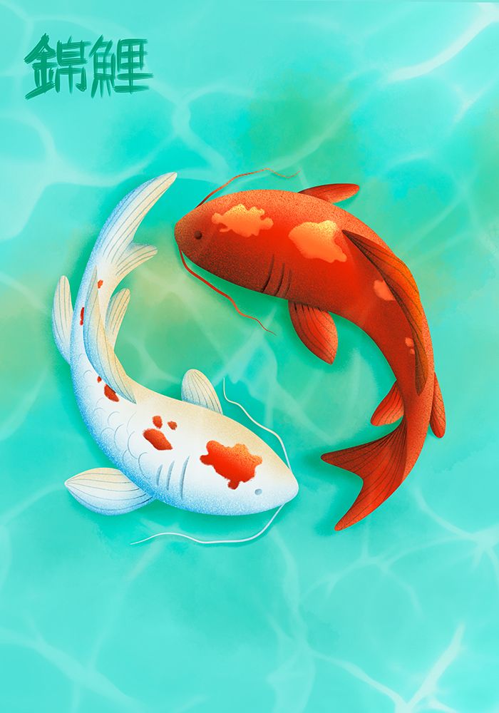 Koi Love art print by Fadil Roze for $57.95 CAD