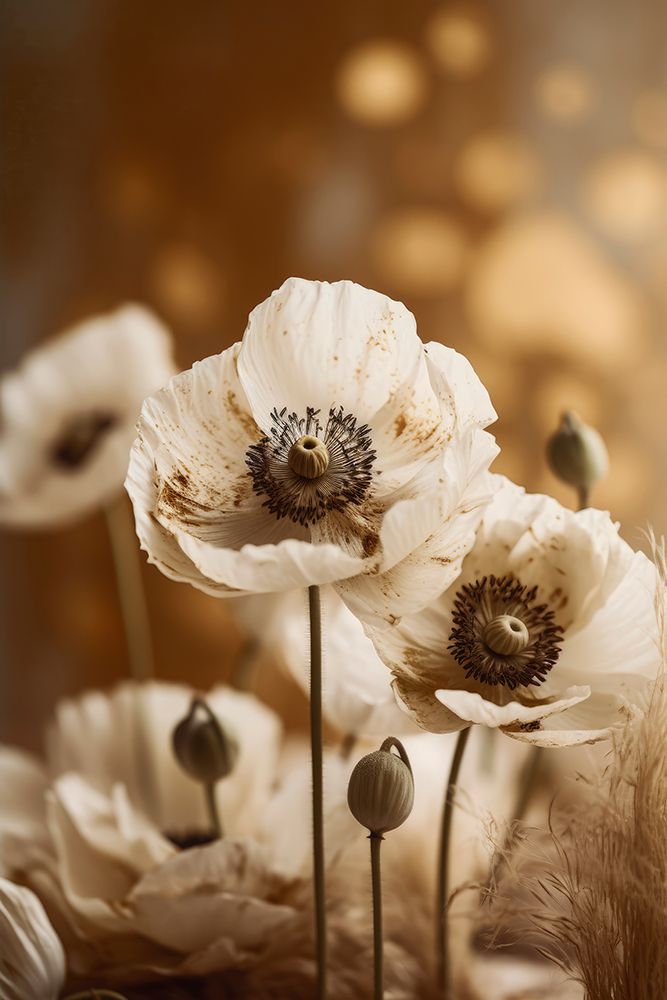 White Poppy art print by Treechild for $57.95 CAD