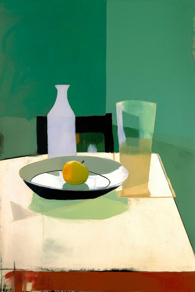 Still Life With Apple art print by Treechild for $57.95 CAD