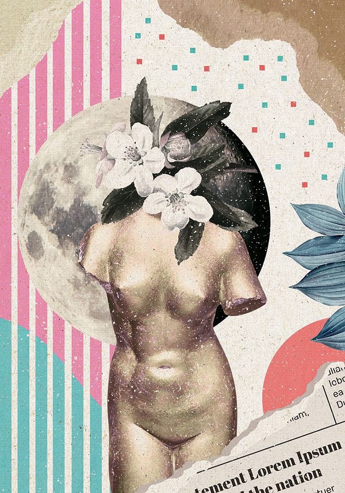 Life on Moon art print by Aylin Demir for $57.95 CAD