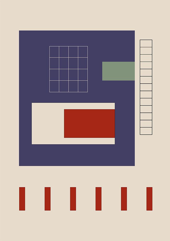 Built In Shapes No. 04 art print by Saskia Nickles for $57.95 CAD