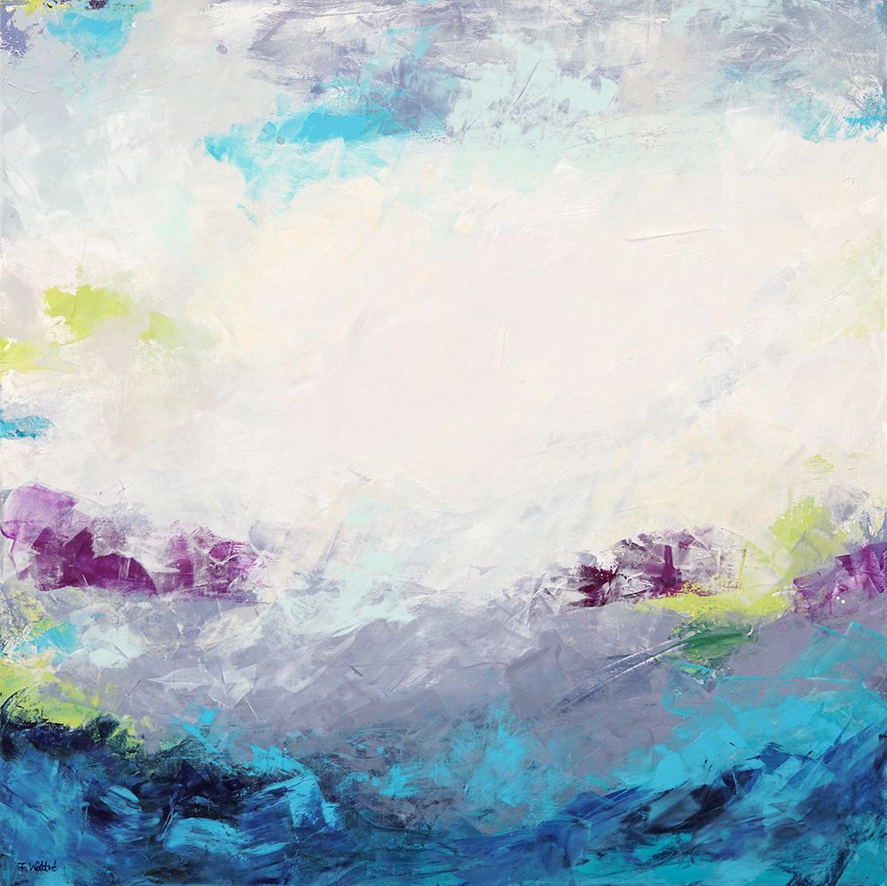 Summer morning by the Sea 1 art print by Francoise Wattre for $57.95 CAD