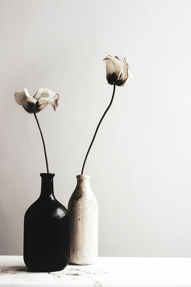 Black And White Vase No 2 art print by Treechild for $57.95 CAD