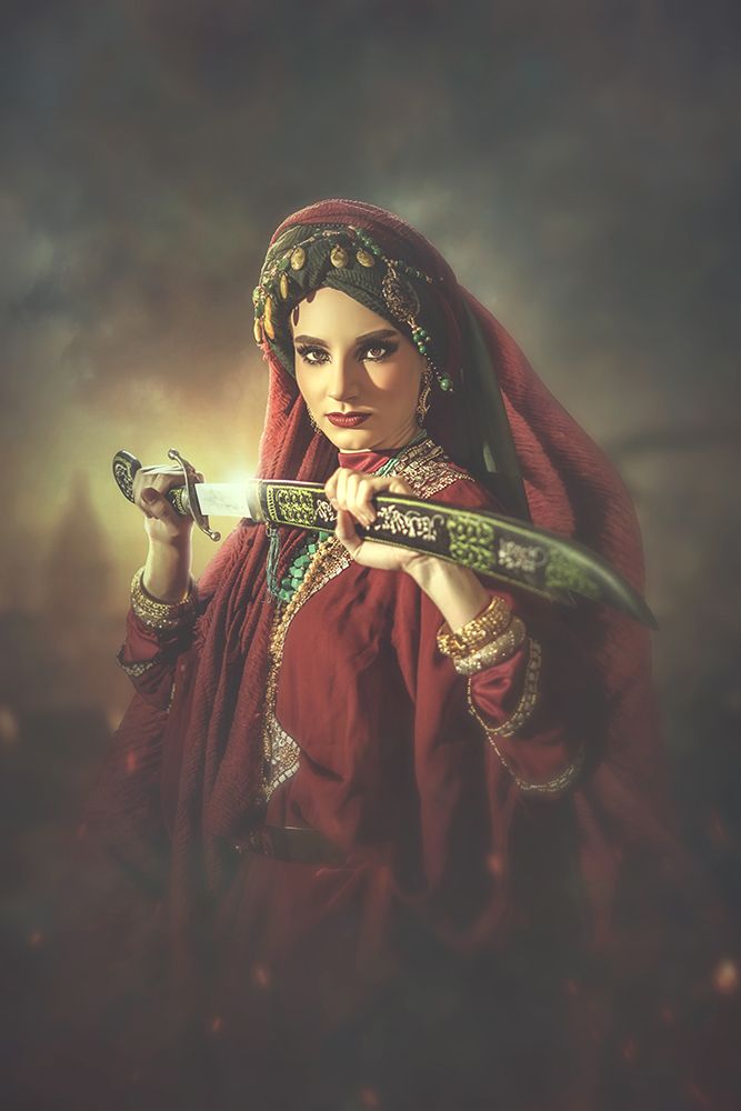 Sword Girl art print by Ajar Setiadi for $57.95 CAD