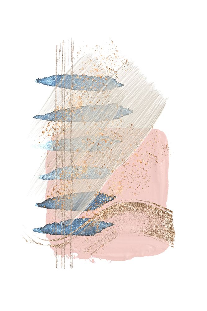 Soft Pink Blue 1 art print by Sally Ann Moss for $57.95 CAD