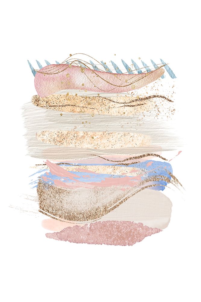 Soft Pink Blue 3 art print by Sally Ann Moss for $57.95 CAD