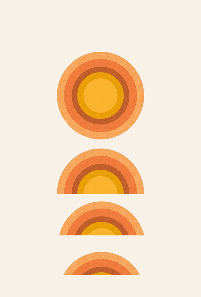 Retro Sunset art print by The Miuus Studio for $57.95 CAD