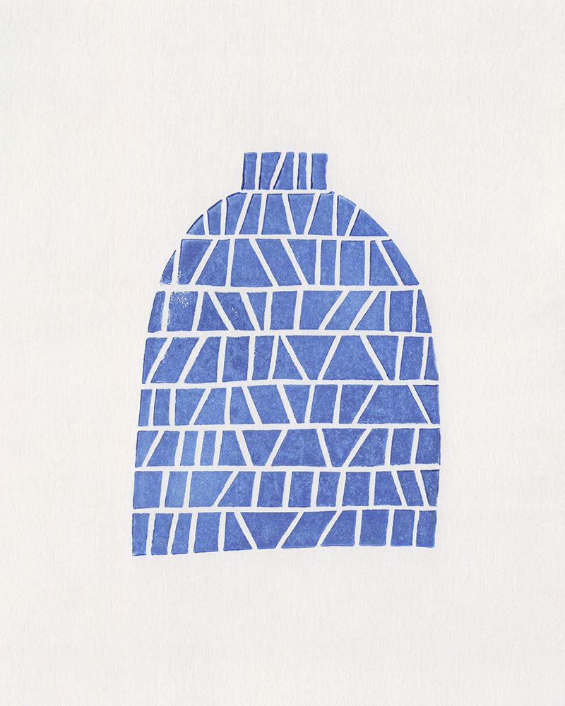 Linocut Vase #5 art print by Alisa Galitsyna for $57.95 CAD