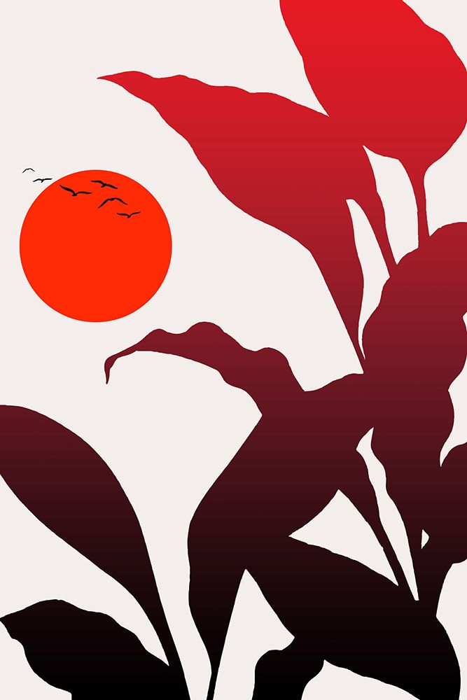 Tropical Sunset art print by Kubistika for $57.95 CAD