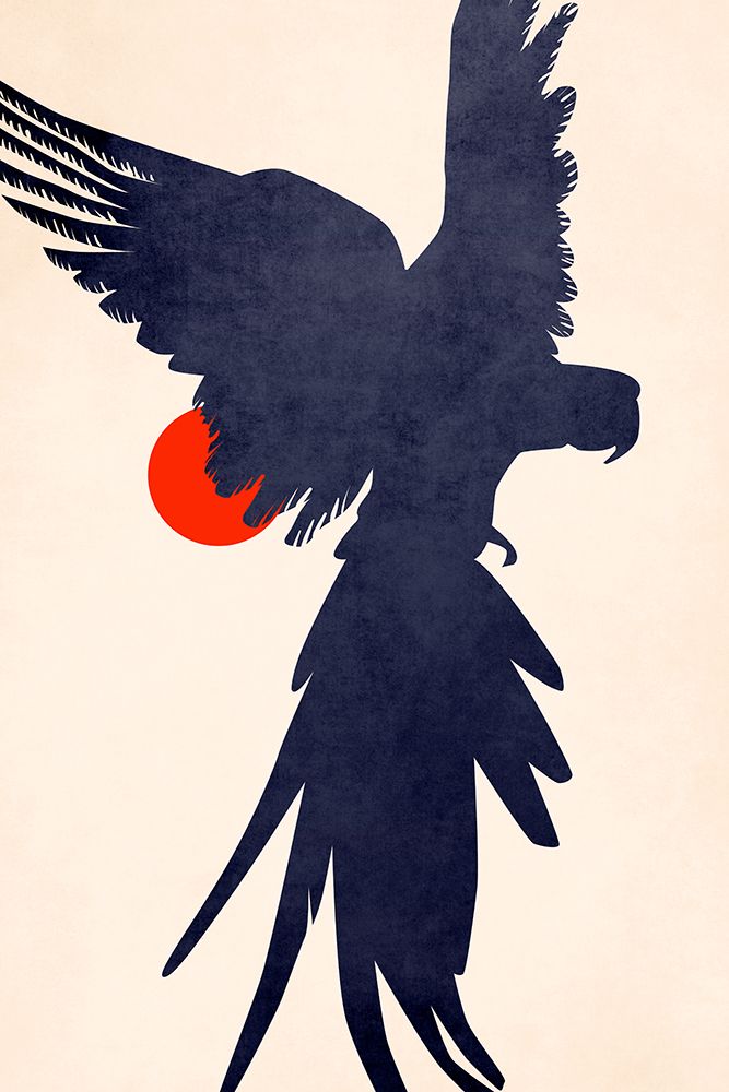 Parrot art print by Kubistika for $57.95 CAD