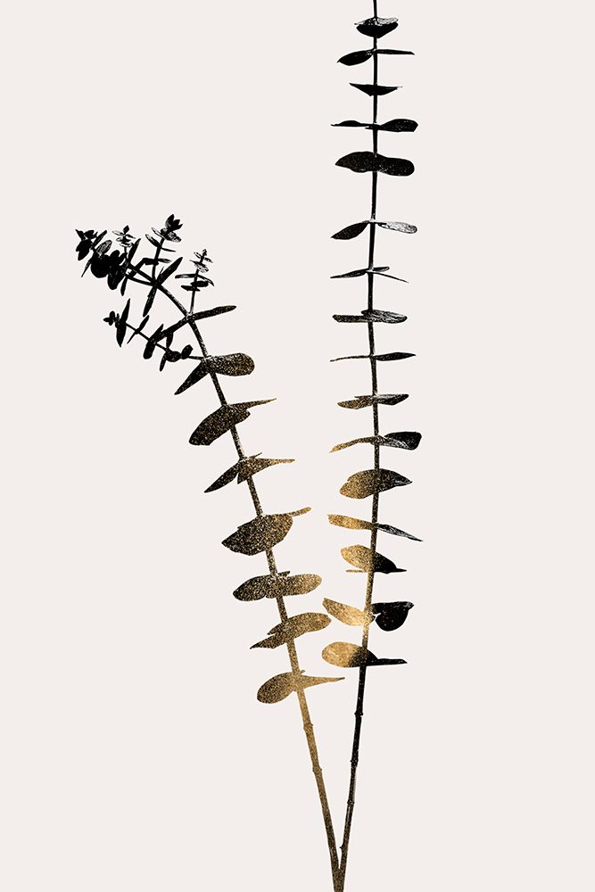Eucalyptus Dark Gold art print by Kubistika for $57.95 CAD