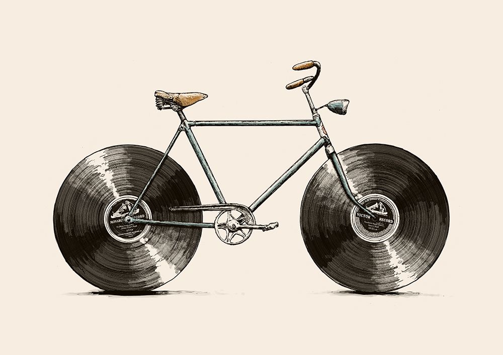 Velophone art print by Florent Bodart for $57.95 CAD