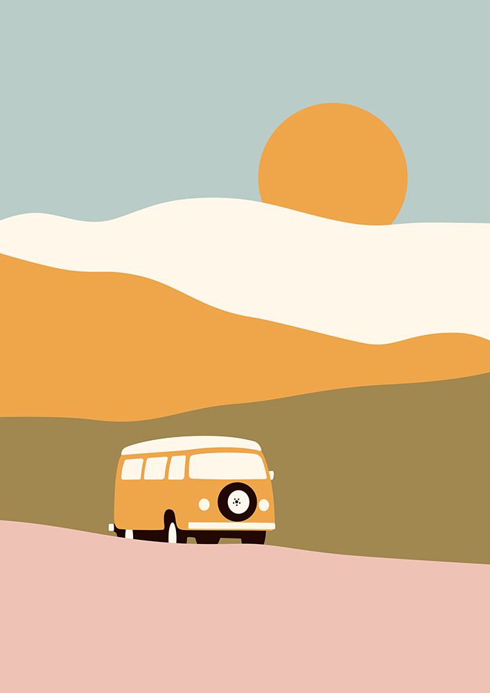 Van Minimal art print by Florent Bodart for $57.95 CAD