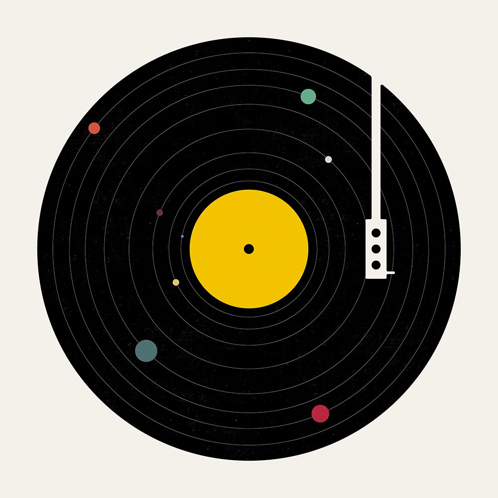 Music Everywhere art print by Florent Bodart for $57.95 CAD