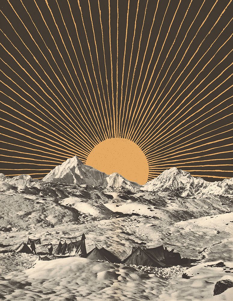 Mountainscape NAo6 art print by Florent Bodart for $57.95 CAD