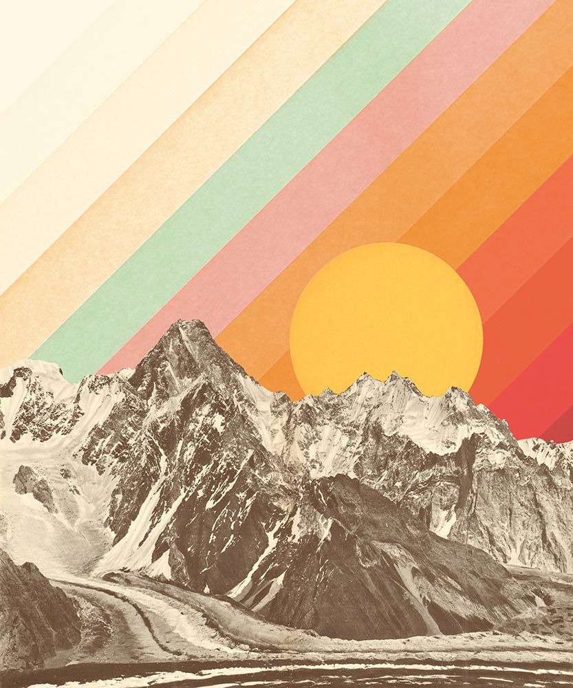 Mountainscape NAo1 art print by Florent Bodart for $57.95 CAD